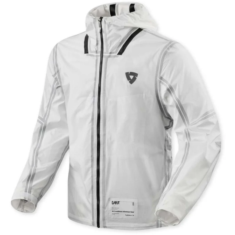 Saldi Giacca Antipioggia Moto Rev'it Barrier 2 H2O Bianco