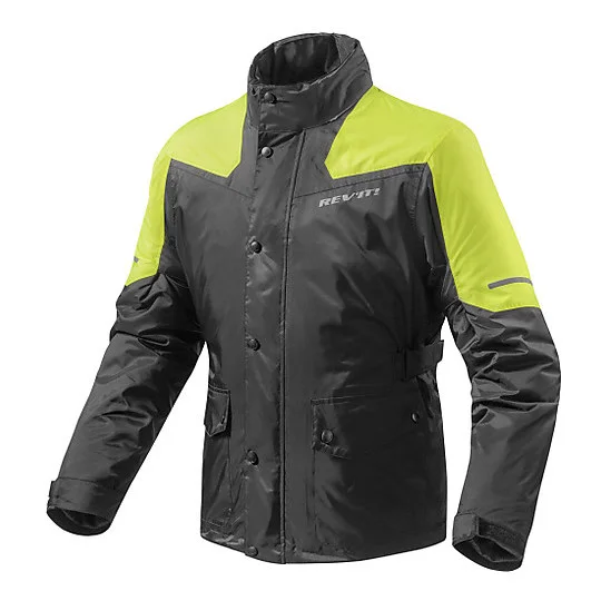 Di Tendenza Giacca Antipioggia Moto Rev'It Nitric 2 H2O Neon Yellow Black