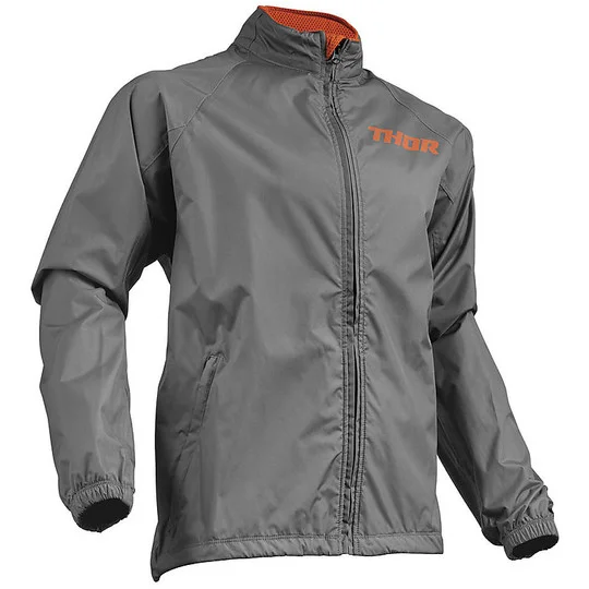 Giacca Antipioggia Moto Thor PACK Charcoal Arancio Bestseller