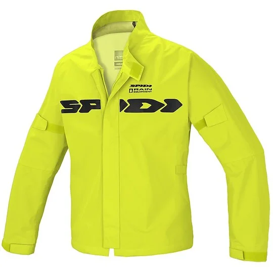 Di Tendenza Giacca Antipioggia Spidi SPORT RAIN Giallo Fluo