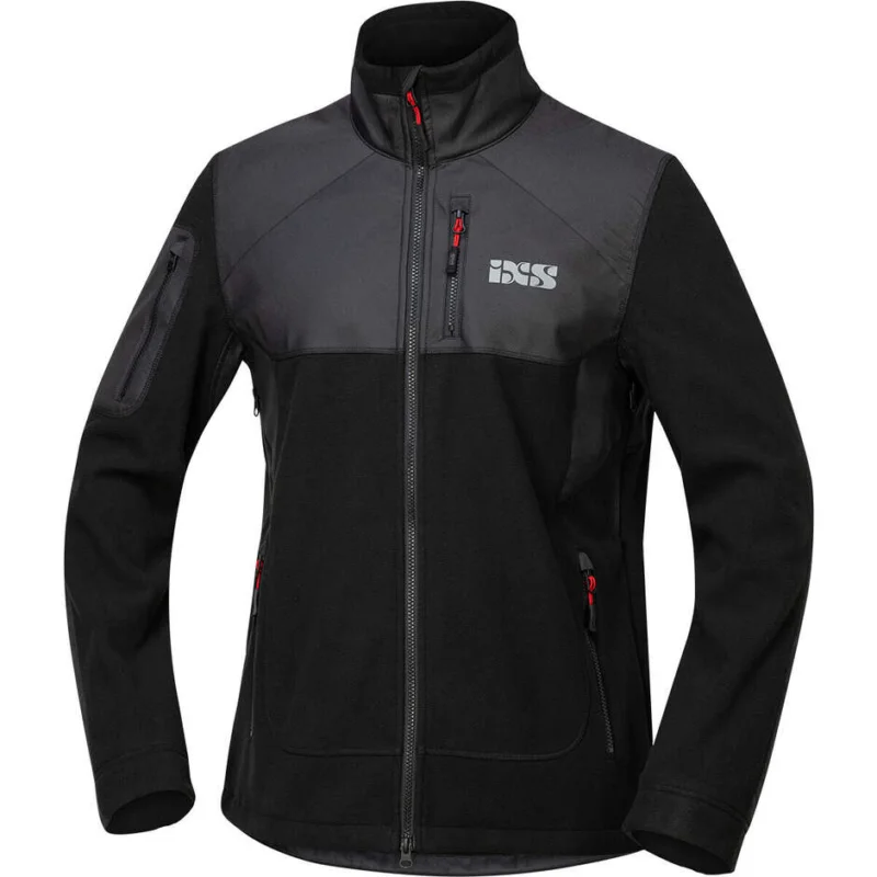 Giacca Collo Alto in Pile iXS TEAM WORKER Nera Saldi