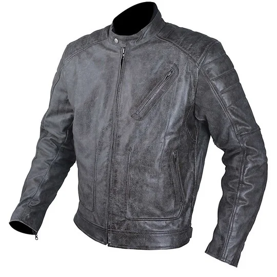 Promozione Esclusiva Giacca Custom In Pelle A-Pro Modello SouthGarage Effetto Invecchiato