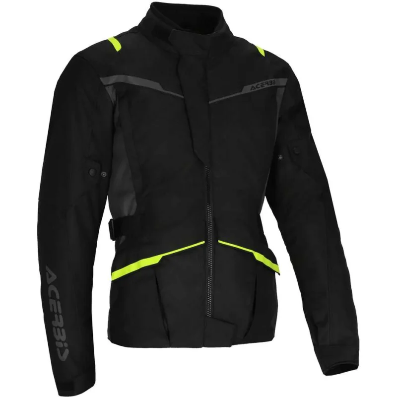 Di Tendenza Giacca da Moto Tecnica ACERBIS CE X-TRAVEL Nero Giallo