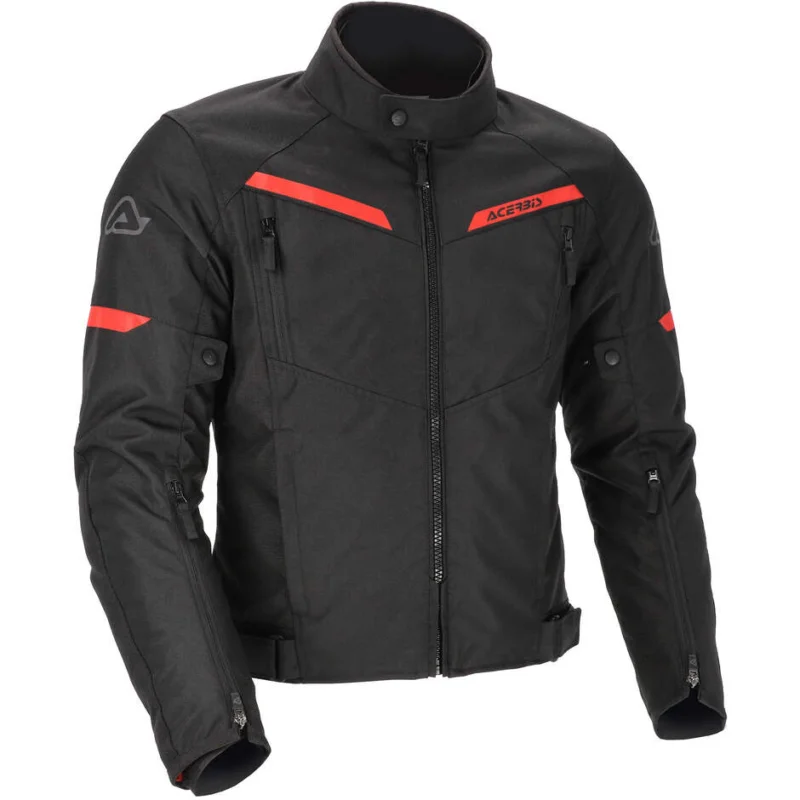 Giacca da Moto Tecnica Enduro ACERBIS CE X STREET Nero Rosso Prezzo Conveniente
