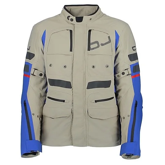 Giacca Donna Moto in Tessuto 4 Stagioni OJ REVOLUTION Lady Sabbia Blu Compra Adesso