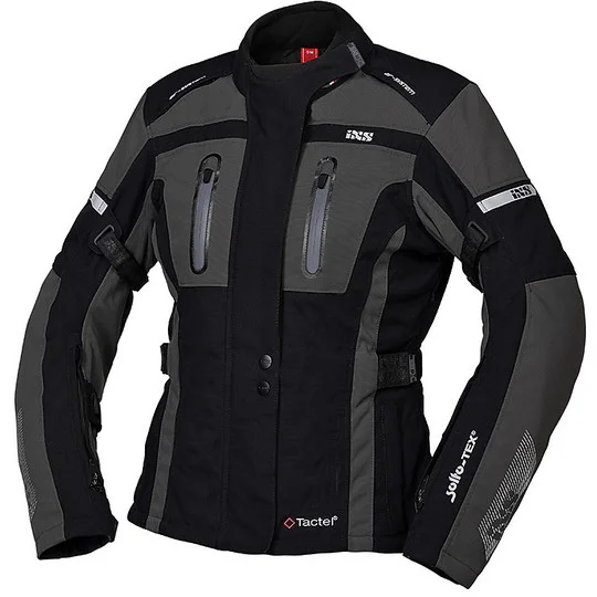 Giacca Donna Moto In Tessuto Impermeabile Ixs Tour PACORA-ST Nero Grigio Direttamente Dal Produttore