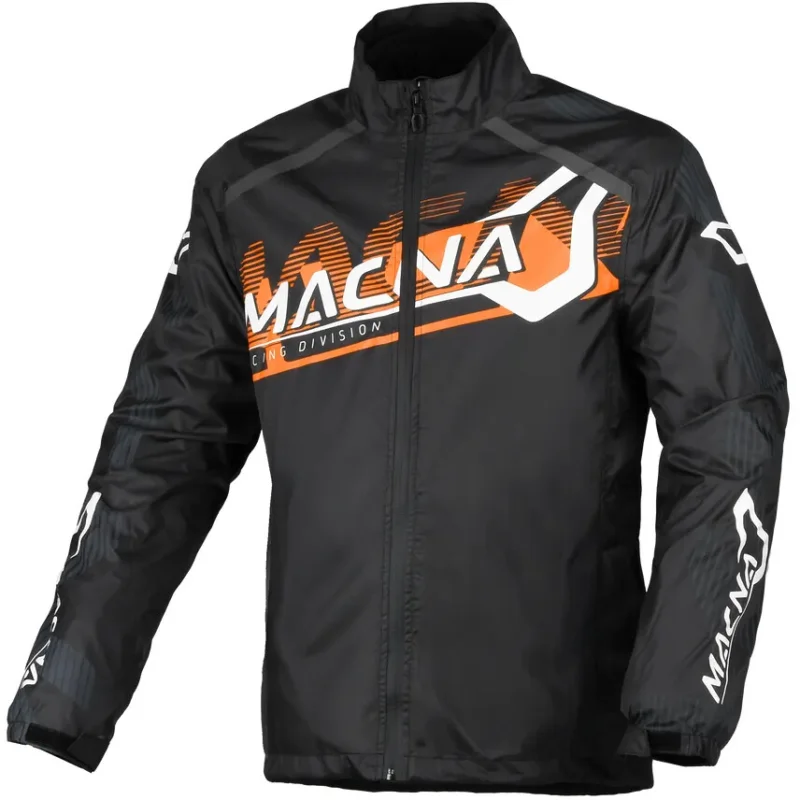 Giacca impermeabile Macna, Rainossi Nero / Arancio Prezzo Di Fabbrica