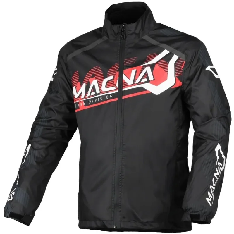Offerta Lampo Giacca impermeabile Macna Rainossi Nero / Rosso