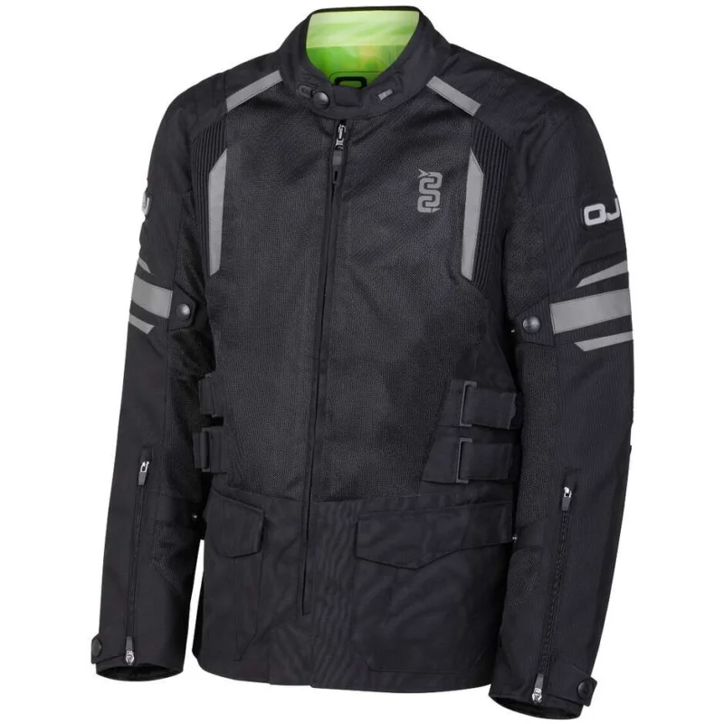 Giacca Moto 2 Strati OJ REVENGE J Nero Reso Gratuito