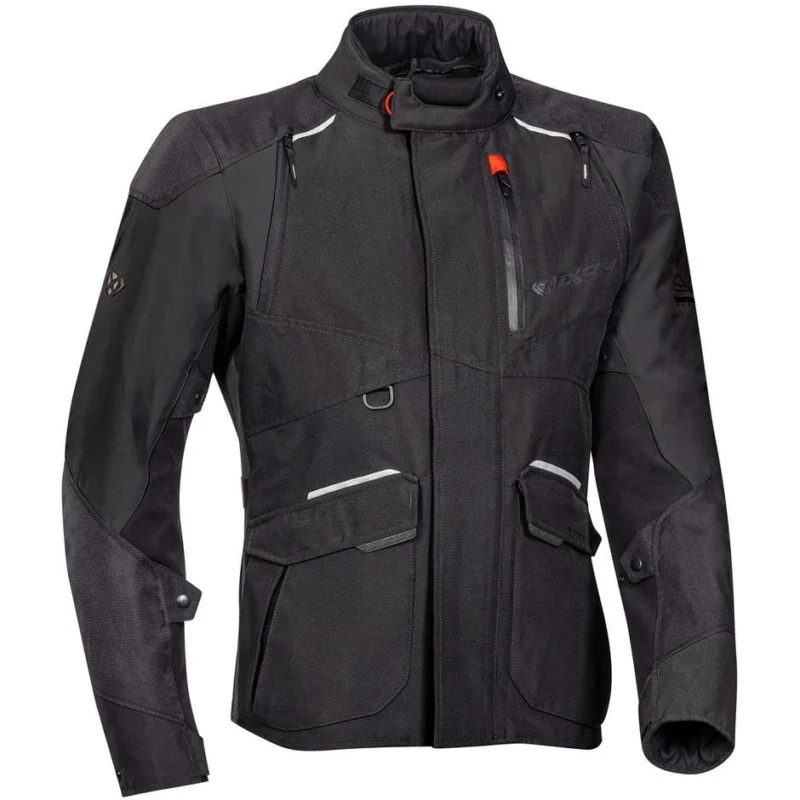 Spedizione Espresso Giacca Moto 4 Stagioni Touring Adventur Ixon BALDER Nero