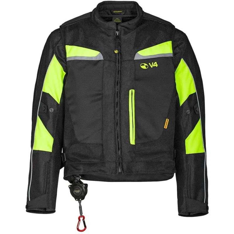 Giacca Motoairbag Mab V4.0 Airbag Maniche Removibili Nero Prezzo Scontato