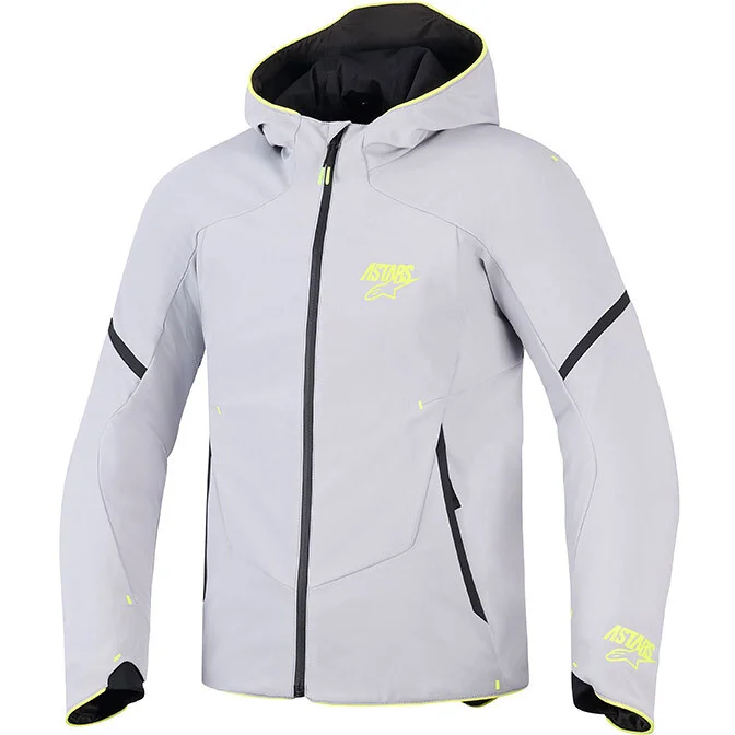 Prezzo Di Fabbrica Giacca Moto Alpinestars Aeroshell WP Grigio Giallo