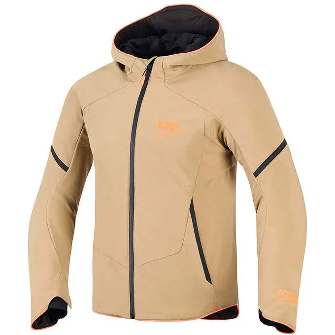 Giacca Moto Alpinestars Aeroshell WP Khaki Arancio Spedito Oggi