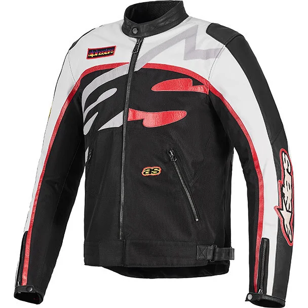 Ordina Subito Giacca Moto Alpinestars AXTON JACKET Nero Bianco Rosso