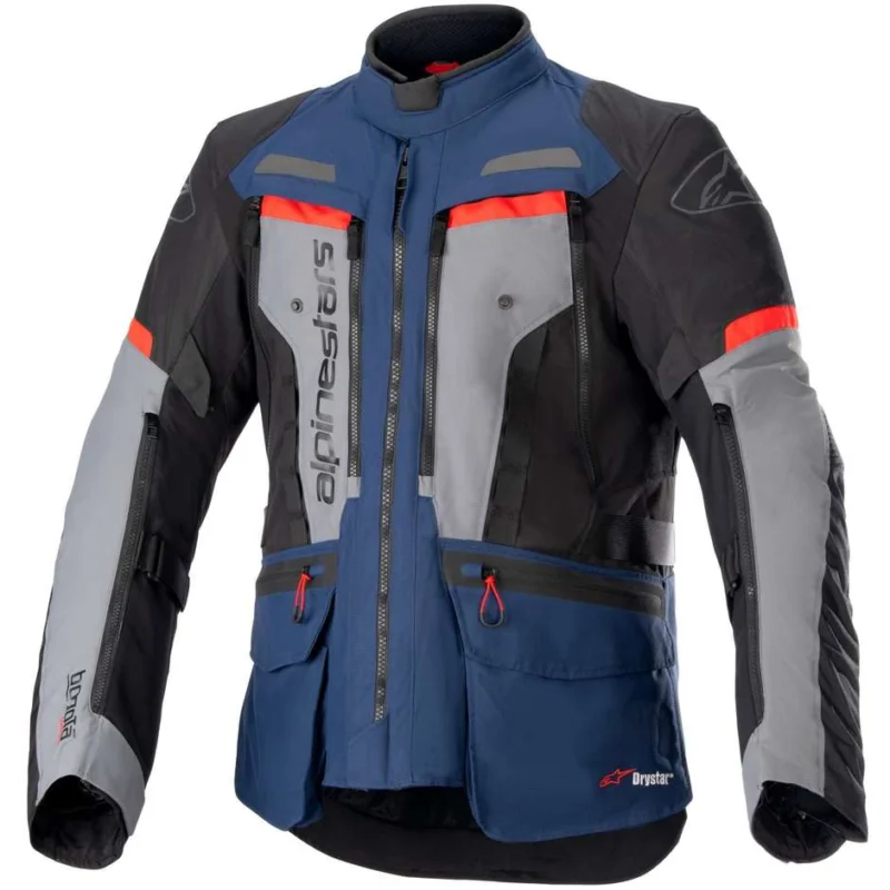 Giacca Moto Alpinestars BOGOTA' PRO DRYSTAR Rosso Nero Blu Miglior Prezzo