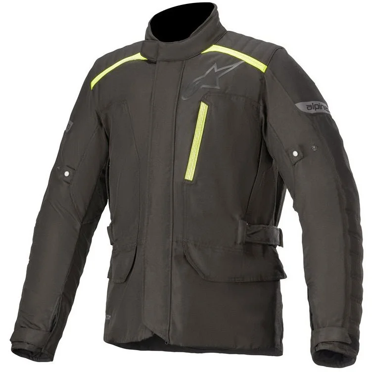 Giacca Moto Alpinestars GRAVITY DRYSTAR JACKET Nero Giallo Fluo Professionale