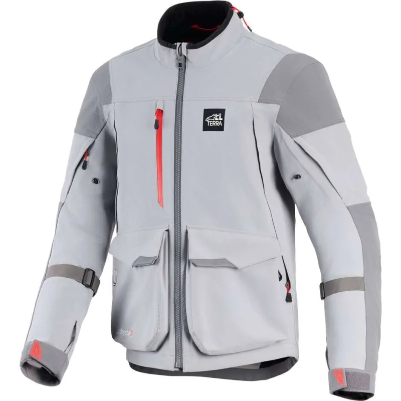 Giacca Moto Alpinestars MAXDURA DRYSTAR XF LAMINATED ARMORED SHELL Grigio Medio Grigio Scuro Direttamente Dal Produttore