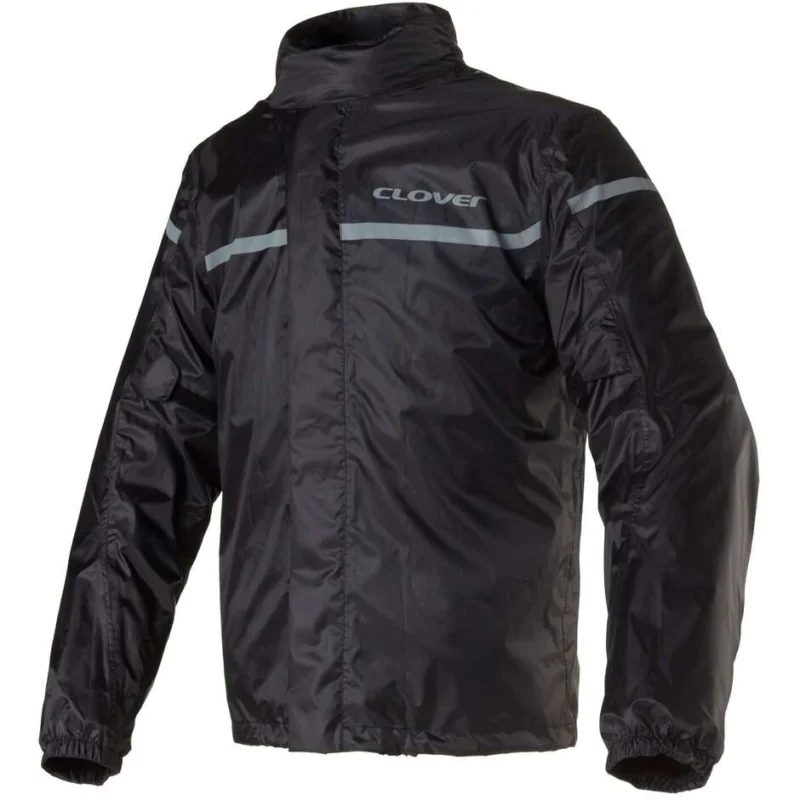 Spedito Oggi Giacca Moto Antipioggia Clover RAINBLASTER WP Nero