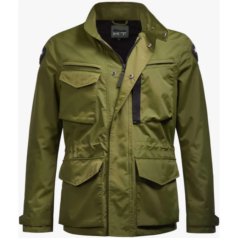 Ultime Pezzi Giacca Moto Blauer Ethan WP Verde Alpino