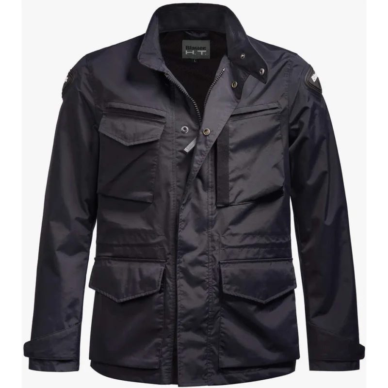 A Buon Prezzo Giacca Moto Blauer Ethan WP Verde Blu