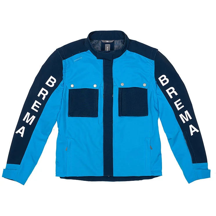 Professionale Giacca Moto Brema Valli EX-J Azzurro Blu
