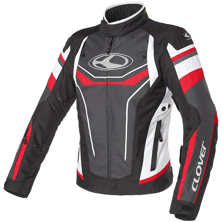 Solo Oggi Giacca Moto Clover AIRBLADE 4 SPORT Bianco Rosso