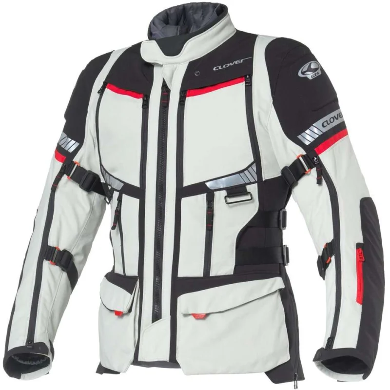 A Buon Prezzo Giacca Moto Clover GTS 5 WP Nero Grigio
