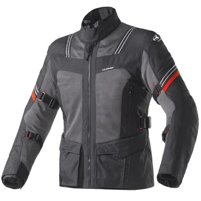 Giacca Moto Clover VENTOURING 3 WP AIRBAG Nero Offerta Speciale