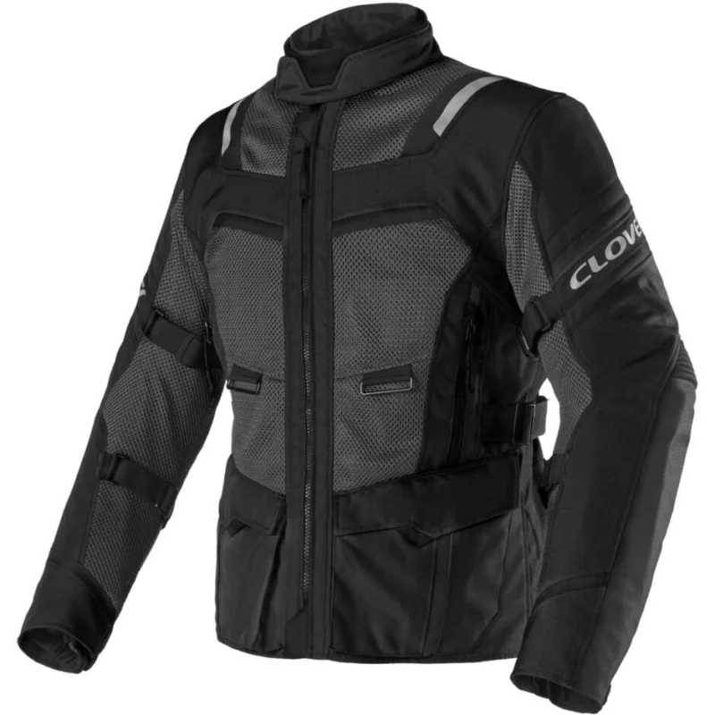 Giacca Moto Clover VENTOURING 4 WP Nero Spedizione Gratuita