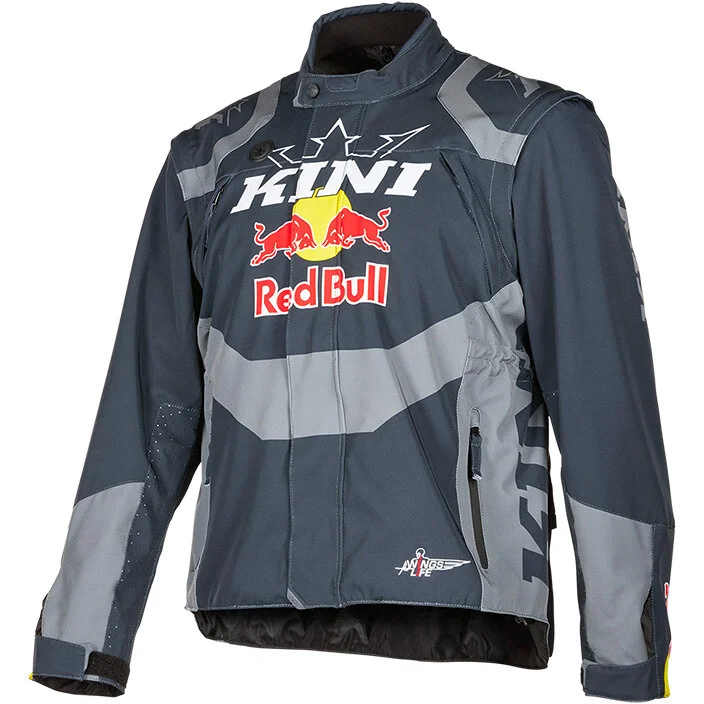 Acquista Ora Giacca Moto Cross Enduro Kini Red Bull EXC 1.0 Blu Bianco