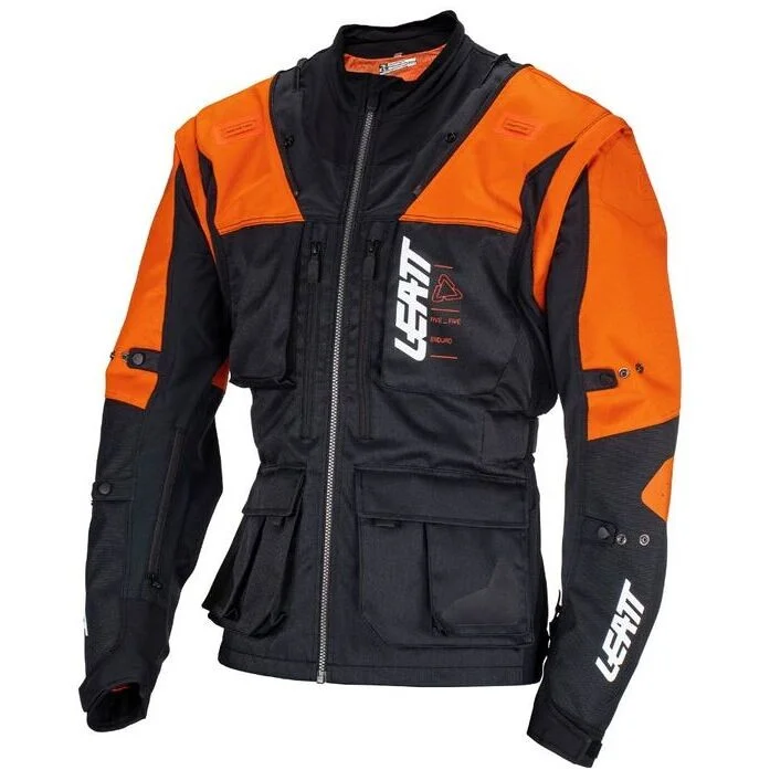 Giacca Moto Cross Leatt JACKET MOTO 5.5 ENDURO Arancio Subito Disponibile