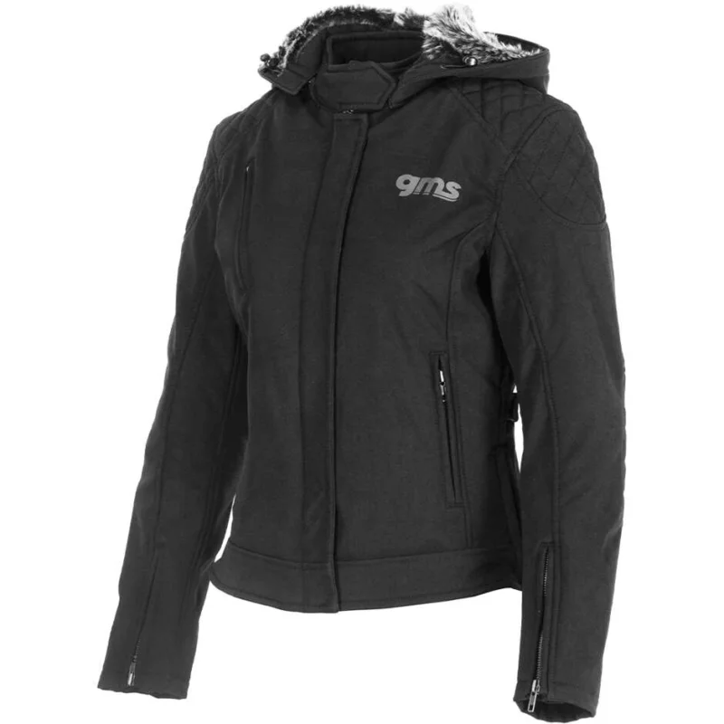 Giacca Moto da Donna GMS SOFTSHELL LUNA LADY Nero Scelto Dai Clienti