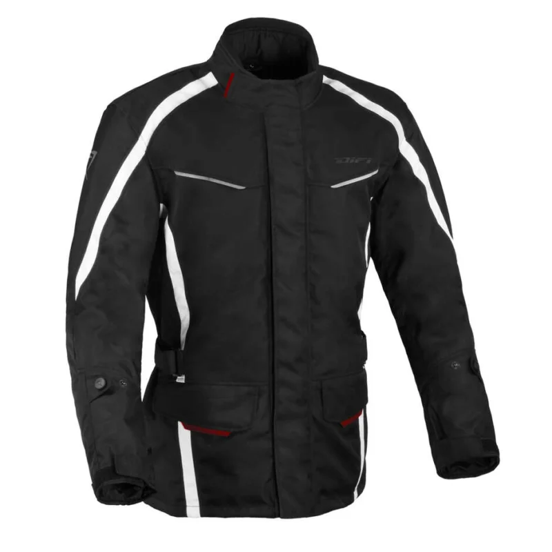 Prezzo Ridotto Giacca Moto DIFI Cage Aerotex Nero Bianco