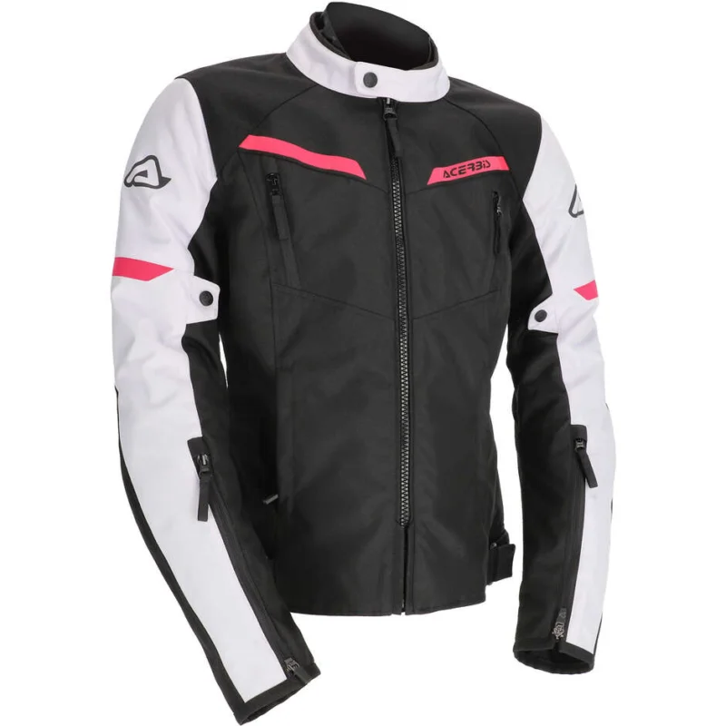 Giacca Moto Donna Acerbis CE X-STREET LADY Nero Rosa Professionale