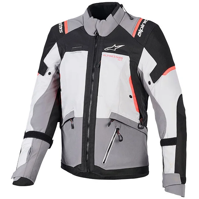 Super Prezzo Giacca Moto Donna Alpinestars Stella Andes V4 Drystar Grigio Rosso