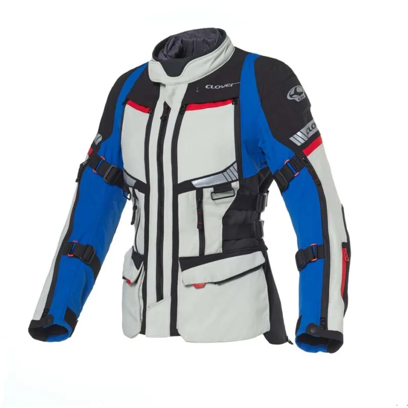 Giacca Moto Donna Clover GTS 5 WP LADY Bianco Grigio Blu Rosso Prezzo Scontato