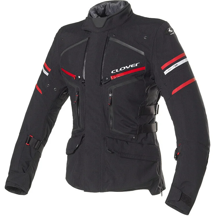 Spedito Oggi Giacca Moto Donna Clover LAMINATOR 2 LADY WP Nero