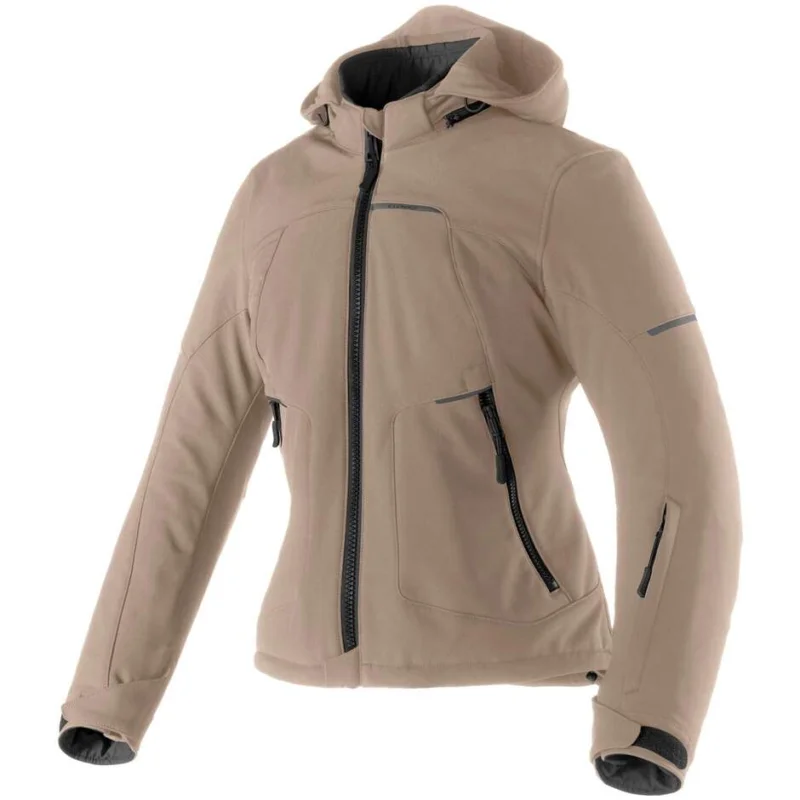 Giacca Moto Donna Clover RAMBLA LADY WP Marrone Offerta Speciale