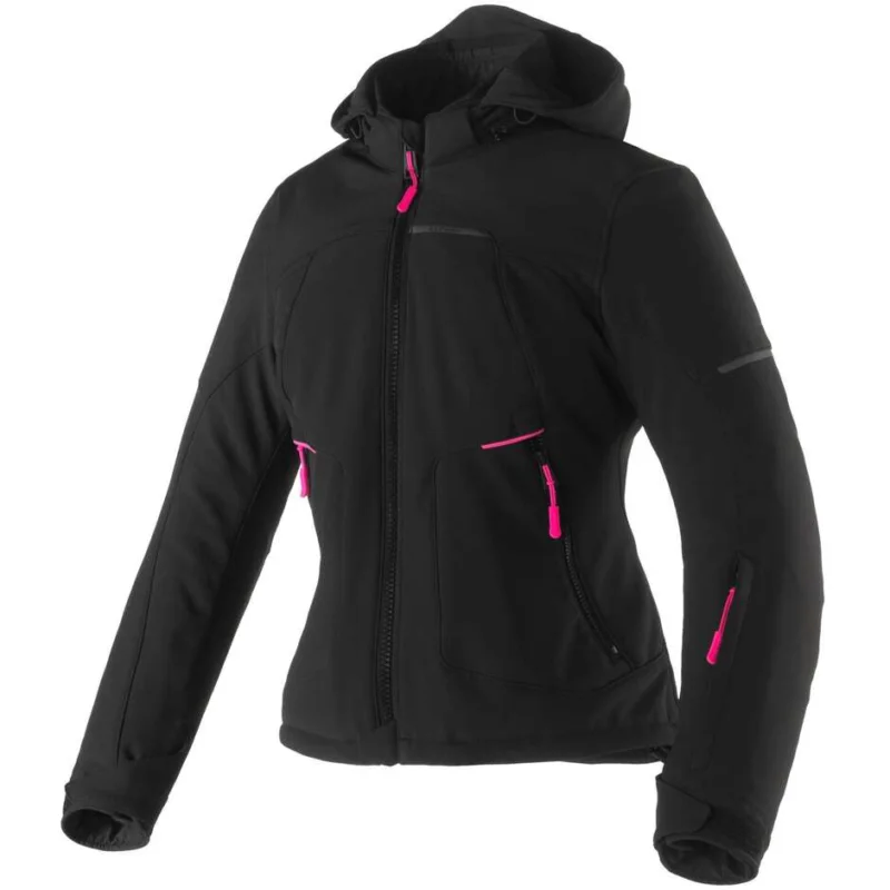 Sconto Giacca Moto Donna Clover RAMBLA LADY WP Nero Rosa