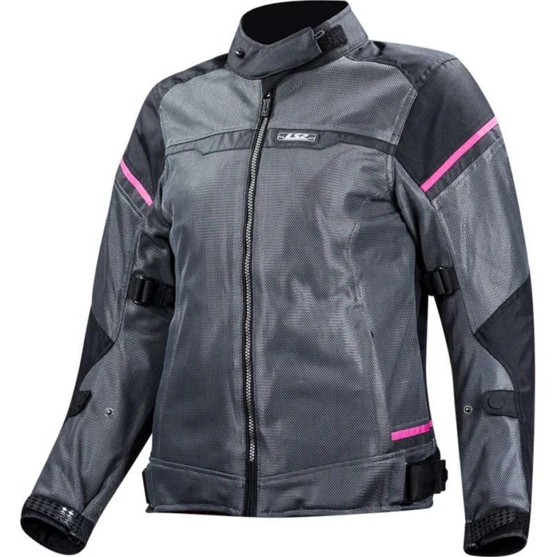 Giacca Moto Donna Estiva Traforata LS2 RIVA LADY Nero Grigio Rosa Nuovo Arrivo