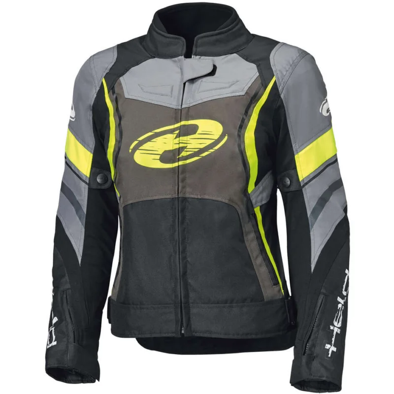 Promo Stagionale Giacca Moto Donna Held Baxley Top Nero Giallo Fluo Grigio