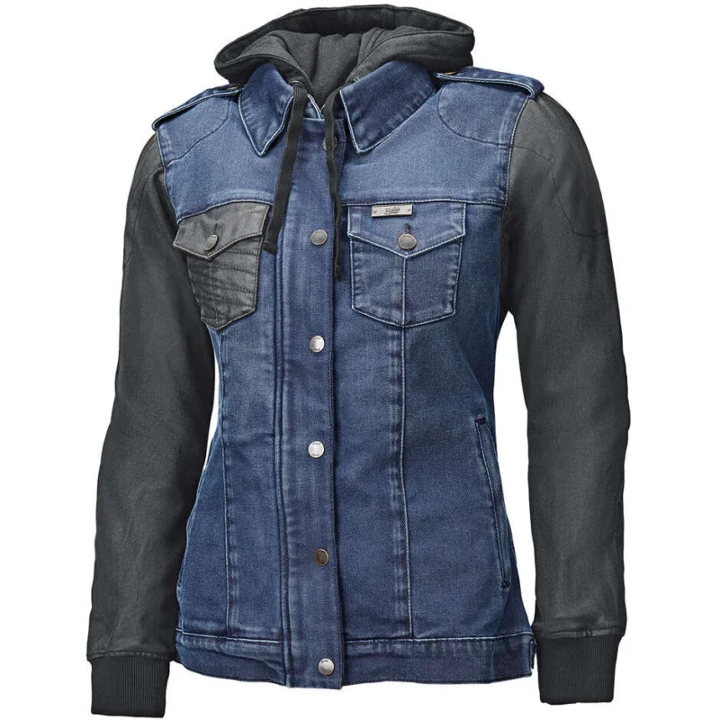 Giacca Moto Donna Held Petrol Blu Nero Non Perdere