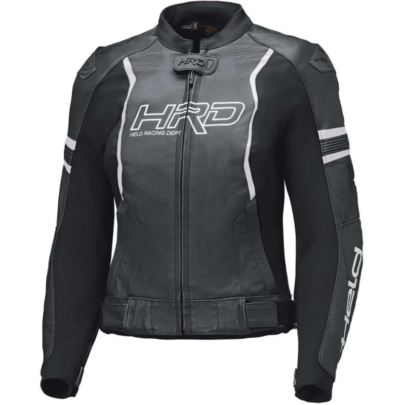 Più Venduto Giacca Moto Donna Held Street Rocket 4 Top Nero Bianco