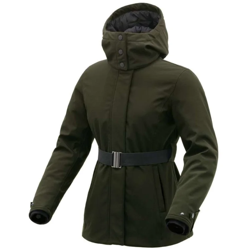 Giacca Moto Donna In Tessuto Laminato Tucano Urbano 8231wf419 CORTINA Verde Airborne Nuova Collezione