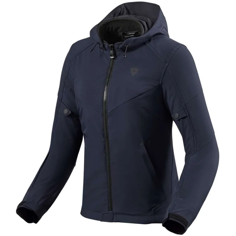Giacca Moto Donna In Tessuto Rev'it AFTERBURN H2O LADIES Navy Scuro Subito Disponibile