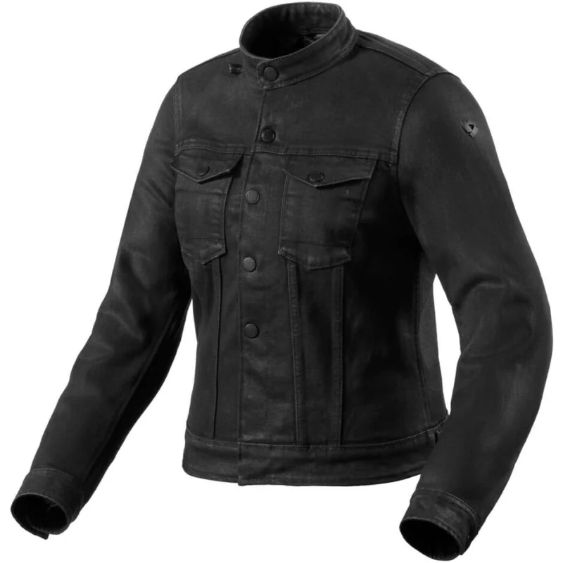Prezzo Basso Giacca Moto Donna in Tessuto Rev'it TRUCKER LADIES Nero