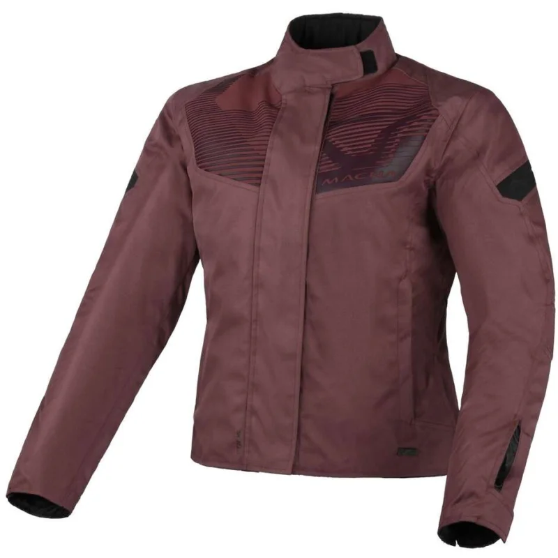 A Buon Prezzo Giacca Moto Donna Macna Dromica Bordeaux