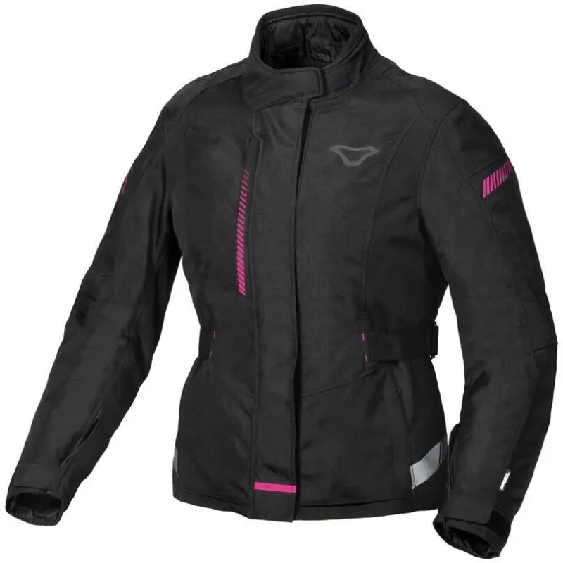 Giacca Moto Donna Macna Nivala Nero Rosa Nuova Collezione