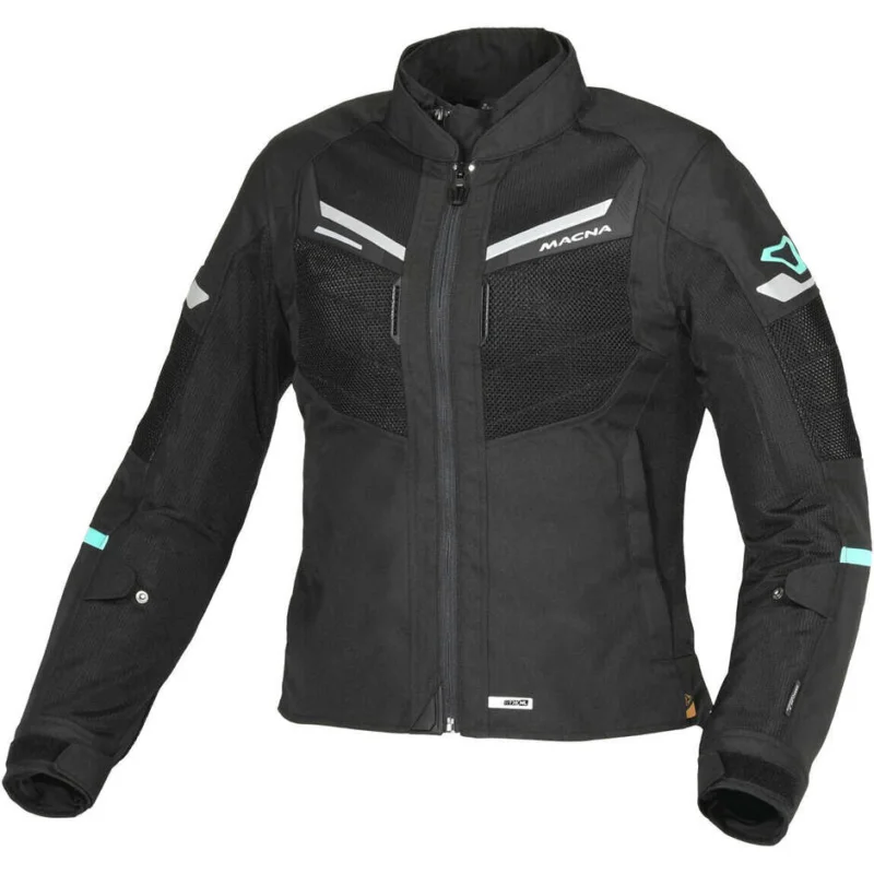 Giacca Moto Donna Macna Tondo Nero Consegna Rapida