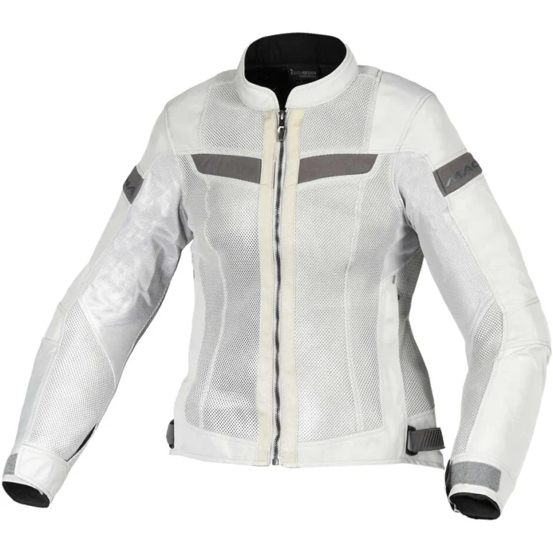 Giacca Moto Donna Macna Velotura Light Grigio Prezzo Basso